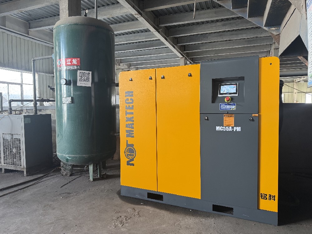 徐州家具厂的 “生产焕新”：尚吉机电这台铭科空压机，稳了！