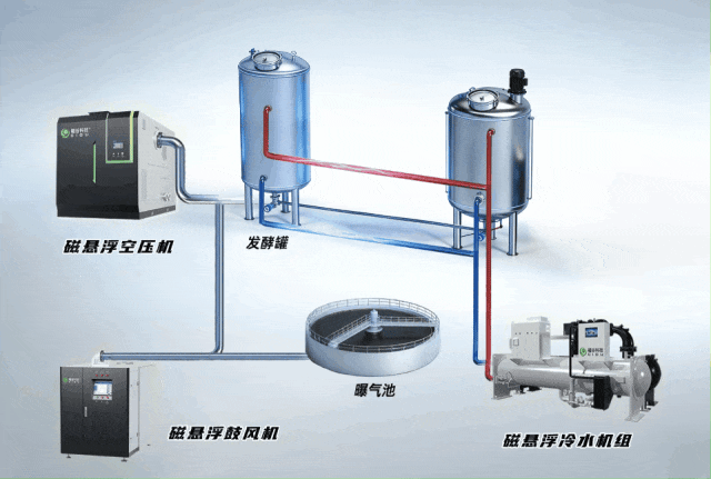 年省电费超千万 ！看磁谷“磁悬浮三剑客”如何让发酵生产又稳又省